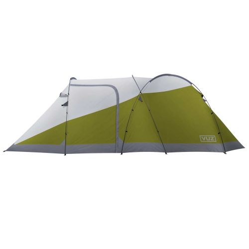  Vuz Moto 12 Foot Waterproof Motorcycle Tent With Integrated 3-Person Tent Space - 4 Points of Entrance. Waterproof Motorcycle Camping Shelter!