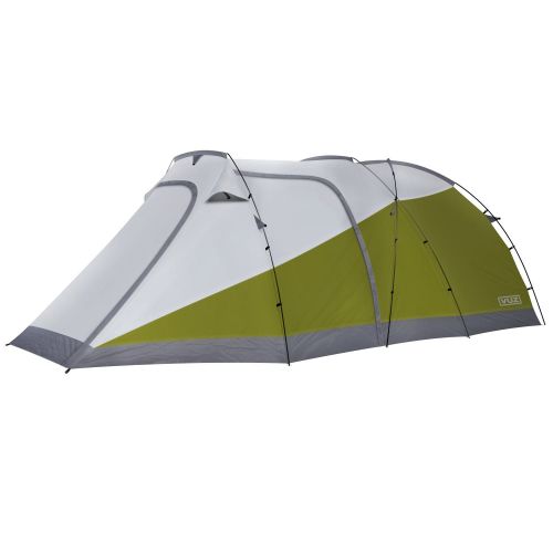  Vuz Moto 12 Foot Waterproof Motorcycle Tent With Integrated 3-Person Tent Space - 4 Points of Entrance. Waterproof Motorcycle Camping Shelter!
