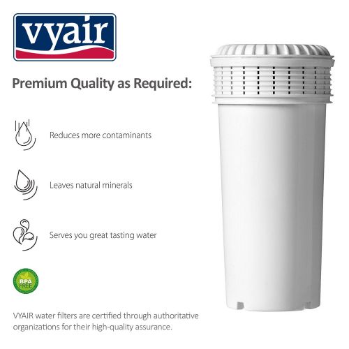  Vyair 2 x VYAIR Wasserfilterpatronen kompatibel mit Tommee Tippee  Naeher am Nature  Perfect Prep  Sterilisator