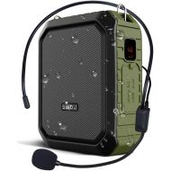 [아마존베스트]W WINBRIDGE New Voice Amplifier Personal Portable Microphone Headset 18W Hear Loud All in One Bluetooth Speaker, Waterproof, Recording, AUX Jack for Teachers, Outdoor Speech Tour Guide