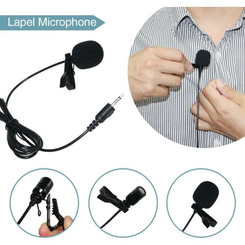  W WINBRIDGE WinBridge Portable Collar Clip Microphone 3.5mm Audio Compatible with All WinBridge Voice Amplifiers S6