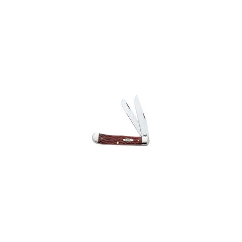  Case Cutlery 7011 Case Trapper Pocket Knife with Chrome Vanadium Blades, Chestnut Bone Multi-Colored