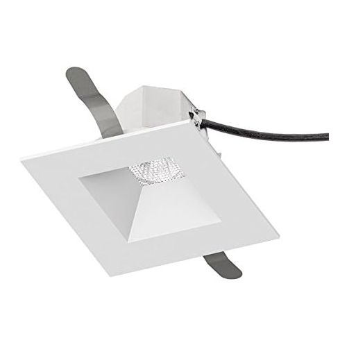  WAC Lighting R3ASDT-F930-WT Aether Square Trim with 90 Cri LED Light Engine Flood 40 Beam 3000K Soft White