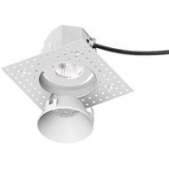 WAC Lighting R3ARDL-N927-WT Aether Round Invisible Trim with 90 CRI LED Engine Narrow 25 Beam 2700K Warm White