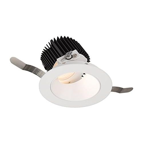  WAC Lighting R3ARAT-N840-WT Aether Round Adjustable Trim with LED Light Engine Narrow 25 Beam 4000K Cool, White