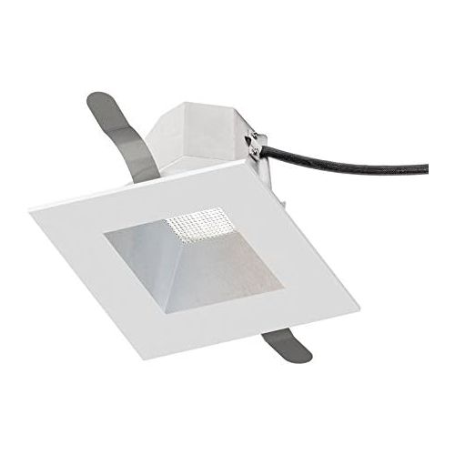  WAC Lighting R3ASDT-N835-HZWT Aether Square Trim with LED Light Engine Narrow 25 Beam 3500K White, Haze White