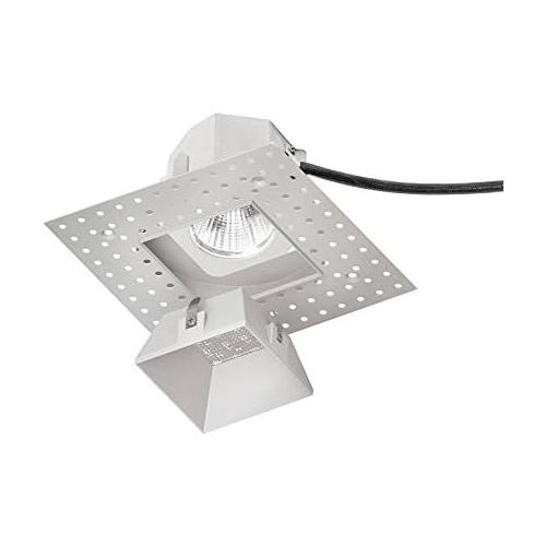  WAC Lighting R3ASDL-N840-HZ Aether Square Invisible Trim with LED Light Engine Narrow 25 Beam 4000K Cool White, Haze