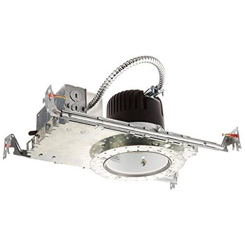  WAC Lighting HR-LED418-NIC-ROW LEDme 4-Inch Recessed Downlight - New Construction Invisible Trim - Ic-Rated Housing - 3000K