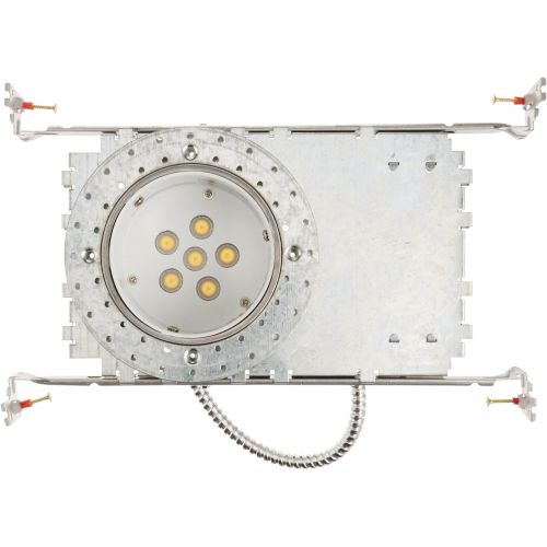  WAC Lighting HR-LED418-NIC-ROW LEDme 4-Inch Recessed Downlight - New Construction Invisible Trim - Ic-Rated Housing - 3000K