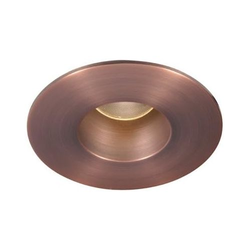  WAC Lighting HR-2LED-T209N-W-CB LED 2-Inch Recessed Down Light Shower Round Trim with 26-Degree Beam Angle and Color Temperature: 3000K, Copper Bronze