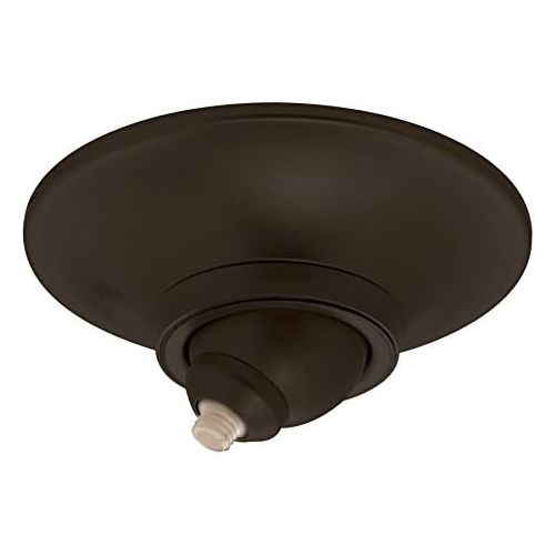  WAC Lighting QMP-S60ERN-DB Surface Mount Round Metal Canopy for Sloped Ceiling Integral Electronic Transformer