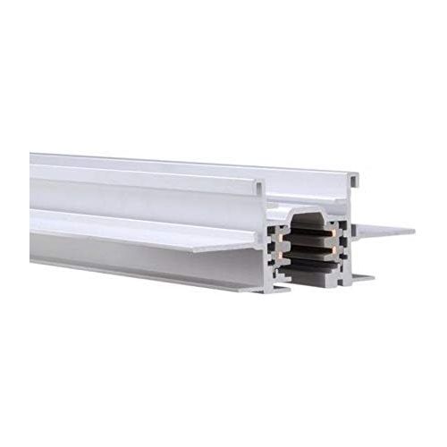  WAC Lighting WT4-RTL-WT W Track W2 120V 2-Circuit Recessed Track, 4-Feet