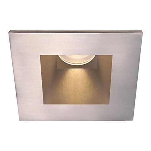  WAC Lighting HR3LEDT818PN927BN Tesla PRO 3.5 90 CRI LED Square Shower Trim with Light Engine 2700K Narrow, Brushed Nickel