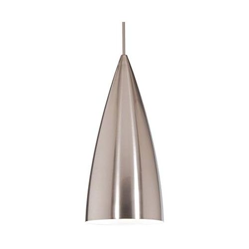  WAC Lighting MP-LED966-BNBN Bullet LED Pendant Fixture with Canopy, One Size, Brushed Nickel