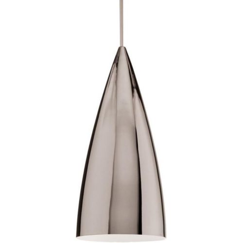  WAC Lighting MP-LED966-BNBN Bullet LED Pendant Fixture with Canopy, One Size, Brushed Nickel