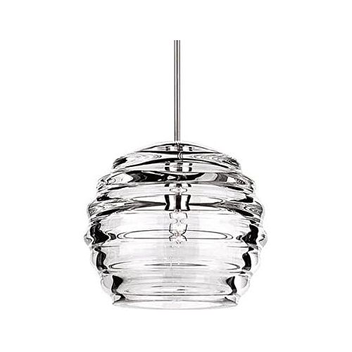  WAC Lighting MP-916-CLCH Clarity 1 Light Canopy Pendant, One Size, ClearChrome