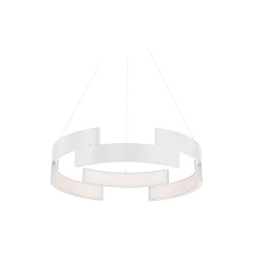  WAC Lighting PD-95827-WT Trap Pendant LED Light Fixture, White