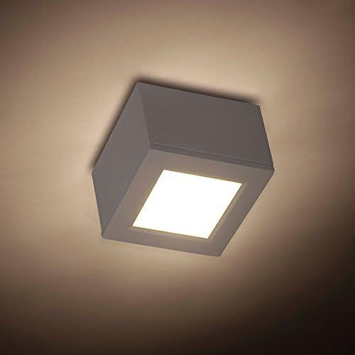  WAC Lighting FM-W2505-BZ Rubix 5 Outdoor LED Flush Mount, Small, WhiteBronze