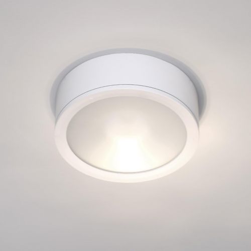  WAC Lighting FM-W2612-BK Tube 12 Outdoor LED Flush Mount, Large, WhiteBlack