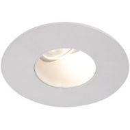 WAC Lighting HR-2LED-T309F-W-WT LED 2-Inch Recessed Downlight Round Trim with 45-Degree Beam Angle, White