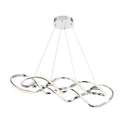  WAC Lighting PD-47839-CH Interlace LED Pendant, Chrome