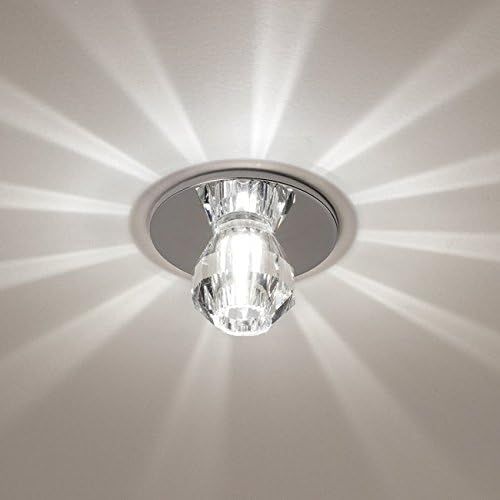  WAC Lighting DR-362-CLCH Princess Crystal Recessed Beauty Spot in Clear and Chrome Finish