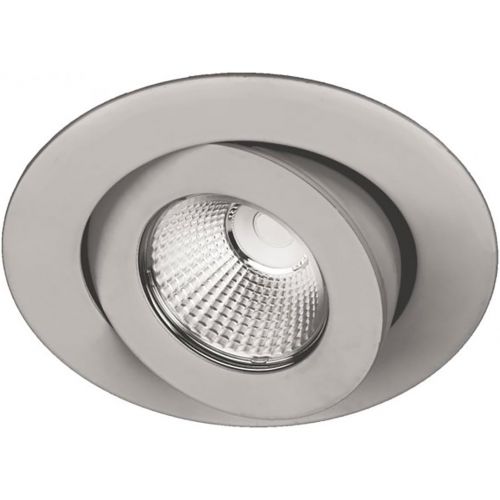  WAC Lighting R3BRA-S927-BN Oculux 3.5 LED Round Adjustable Trim Engine in Brushed Nickel Finish Spot Beam, 90+CRI and 2700K