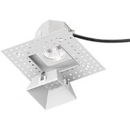 WAC Lighting R3ASDL-F927-WT Aether Square Invisible Trim with 90 CRI LED Engine Flood 40 Beam 2700K Warm White