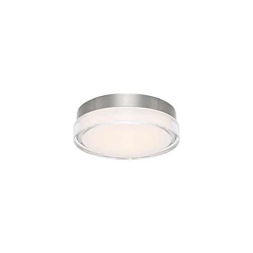  WAC Lighting FM-W57809-30-SS Dot Round Flush Mount LED Fixture, Stainless Steel