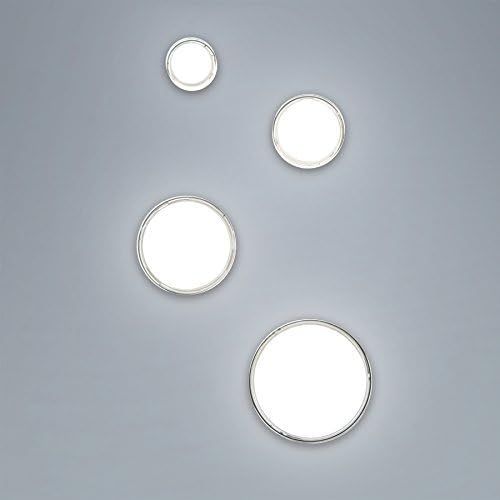  WAC Lighting FM-W57809-30-SS Dot Round Flush Mount LED Fixture, Stainless Steel