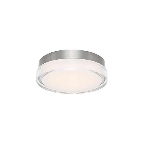  WAC Lighting FM-W57809-30-SS Dot Round Flush Mount LED Fixture, Stainless Steel