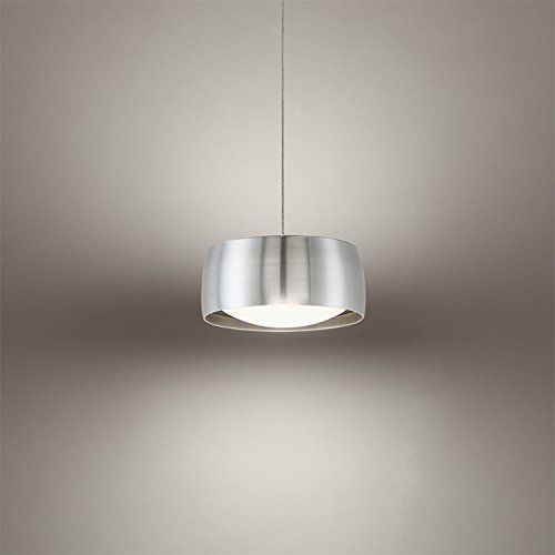  WAC Lighting PD-37806-AL Tic Toc LED Pendant, Brushed Aluminum