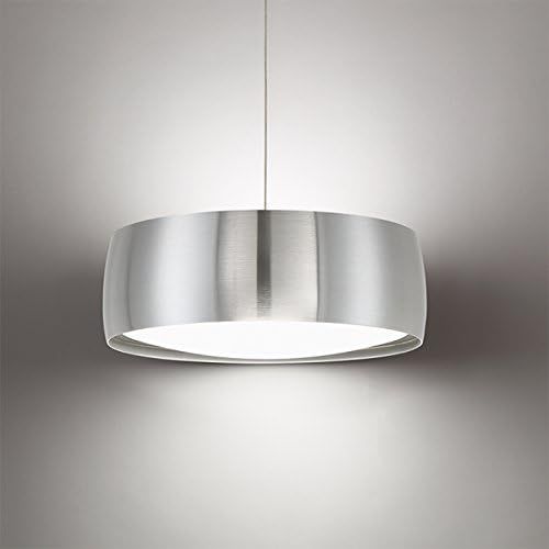  WAC Lighting PD-37806-AL Tic Toc LED Pendant, Brushed Aluminum