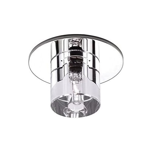  WAC Lighting Irix DR-356-CLCH Crystal Recessed Beauty Spot in Clear Finish, Chrome