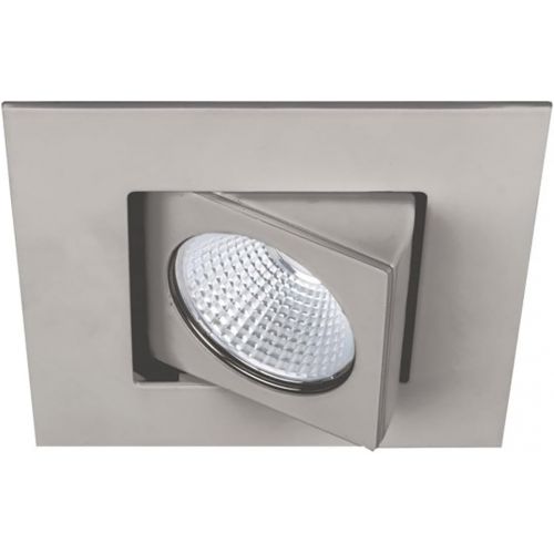  WAC Lighting R3BSA-F930-BN Oculux 3.5 LED Square Adjustable Trim Engine in Brushed Nickel Finish Flood Beam, 90+CRI and 3000K