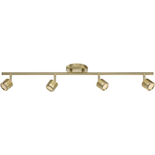  WAC Lighting TK-49534-BR Vector LED 4 Light Fixture Fixed Rail, One Size, Brushed Brass