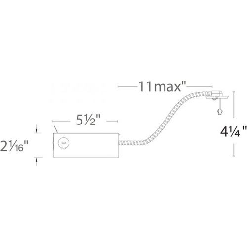  WAC Lighting R3BNICA-10 Oculux 3.5 LED New Construction IC-Rated Airtight Housing in Aluminum Finish