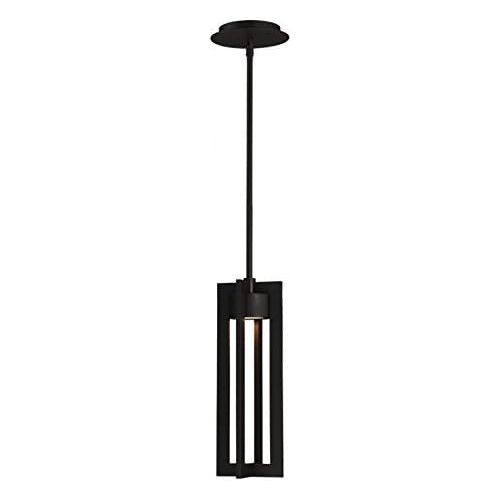  WAC Lighting PD-W48616-BZ Chamber LED Outdoor Pendant in Bronze, 16 Inches