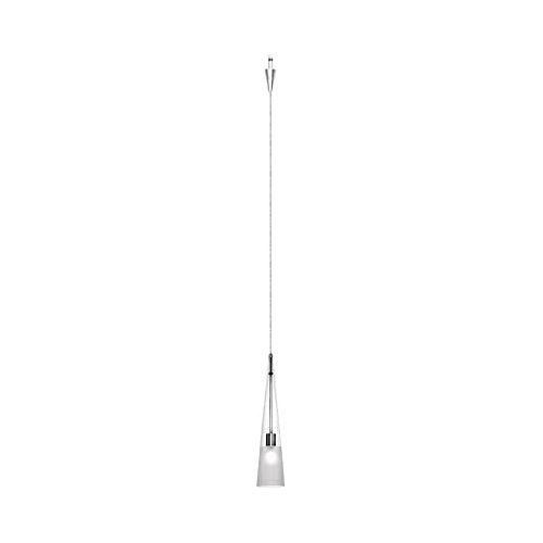  WAC Lighting QP913-CFCH Ingo Quick Connect Pendant with ClearFrosted Shade and Chrome Socket Set