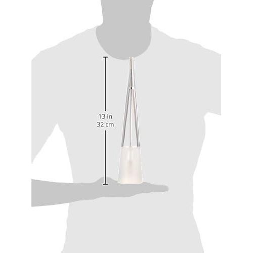  WAC Lighting QP913-CFCH Ingo Quick Connect Pendant with ClearFrosted Shade and Chrome Socket Set