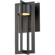 WAC Lighting WS-W48612-BZ Chamber 12 LED Outdoor Wall Light, 12 Inches, Bronze