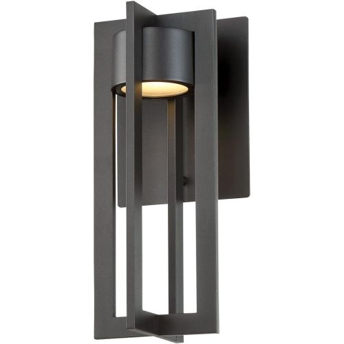  WAC Lighting WS-W48612-BZ Chamber 12 LED Outdoor Wall Light, 12 Inches, Bronze