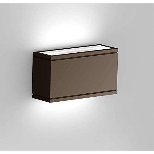  WAC Lighting WS-W2510-BZ Rubix LED Outdoor Rectangular Up and Down Wall Light Fixture, One Size, WhiteBronze