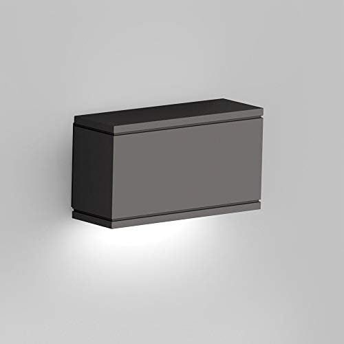  WAC Lighting WS-W2510-BZ Rubix LED Outdoor Rectangular Up and Down Wall Light Fixture, One Size, WhiteBronze