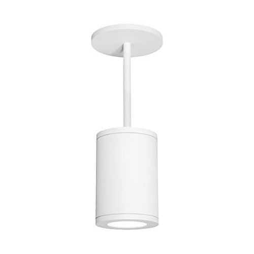  WAC Lighting DS-PD06-F40-WT Tube Architectural 6 LED Pendant 4000K Flood Beam, White