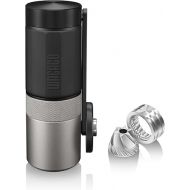 WACACO Exagrind, Manual Coffee Grinder, Stainless Steel Conical Burr, High Precision Adjustable Coffee Bean Grinder with Hand Crank, Handheld Portable Grinder for Espresso, Pour-over, Camping, Travel