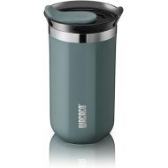 WACACO Octaroma Lungo Vacuum Insulated Coffee Mug, Double-wall Stainless Steel Travel Tumbler With Drinking Lid, 10 fl oz(300ml), Cadet Blue