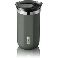 WACACO Octaroma Lungo Vacuum Insulated Coffee Mug, Double-wall Stainless Steel Travel Tumbler With Drinking Lid, 10 fl oz(300ml)， Dim Grey