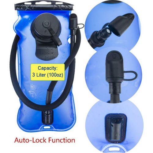  [아마존베스트]WACOOL 3L 3Liter 100oz BPA Free EVA Hydration Pack Bladder, Leak-Proof Water Reservoir