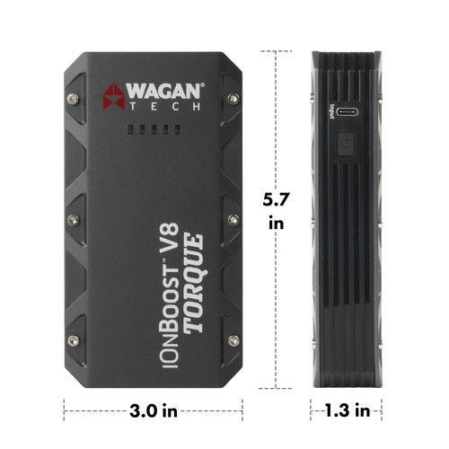  WAGAN iOnBoost V8 TORQUE Jump Starter and Battery Bank